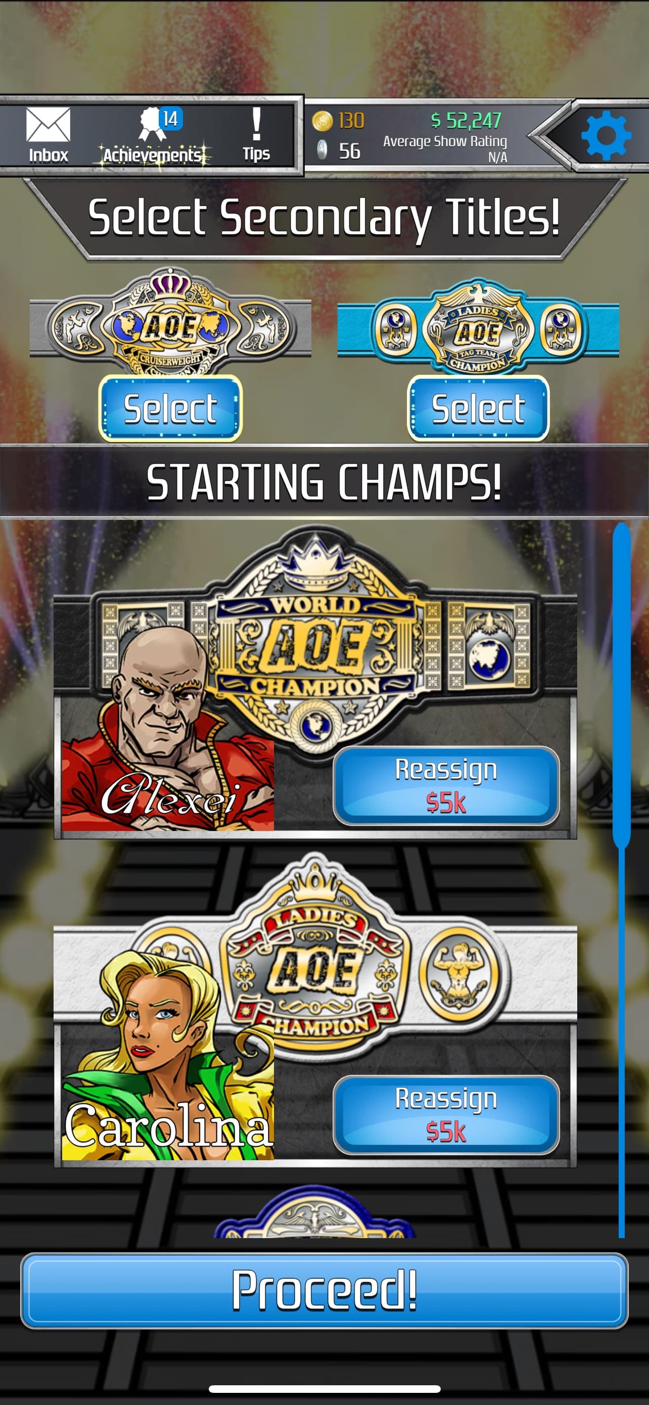 Modern Mania Wrestling GM screenshot 3 - screenshot