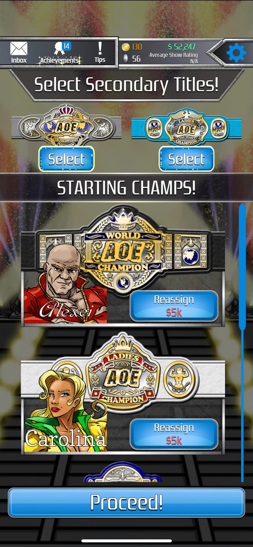 Modern Mania Wrestling GM screenshot 3 - screenshot