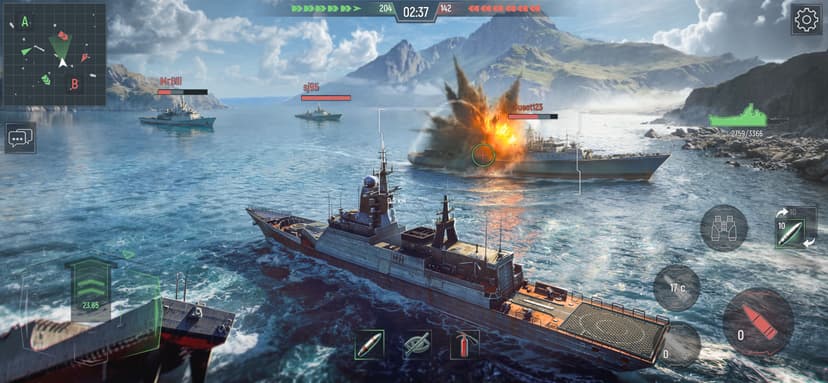 Force of Warships: Battle Ship screenshot 1 - screenshot