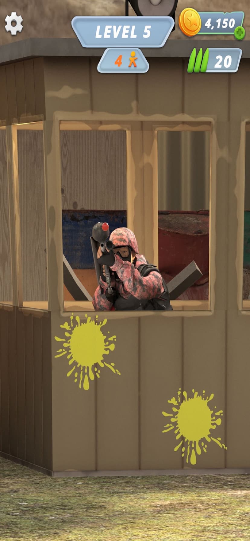 Paintball Attack 3D: Color War screenshot 6 - screenshot
