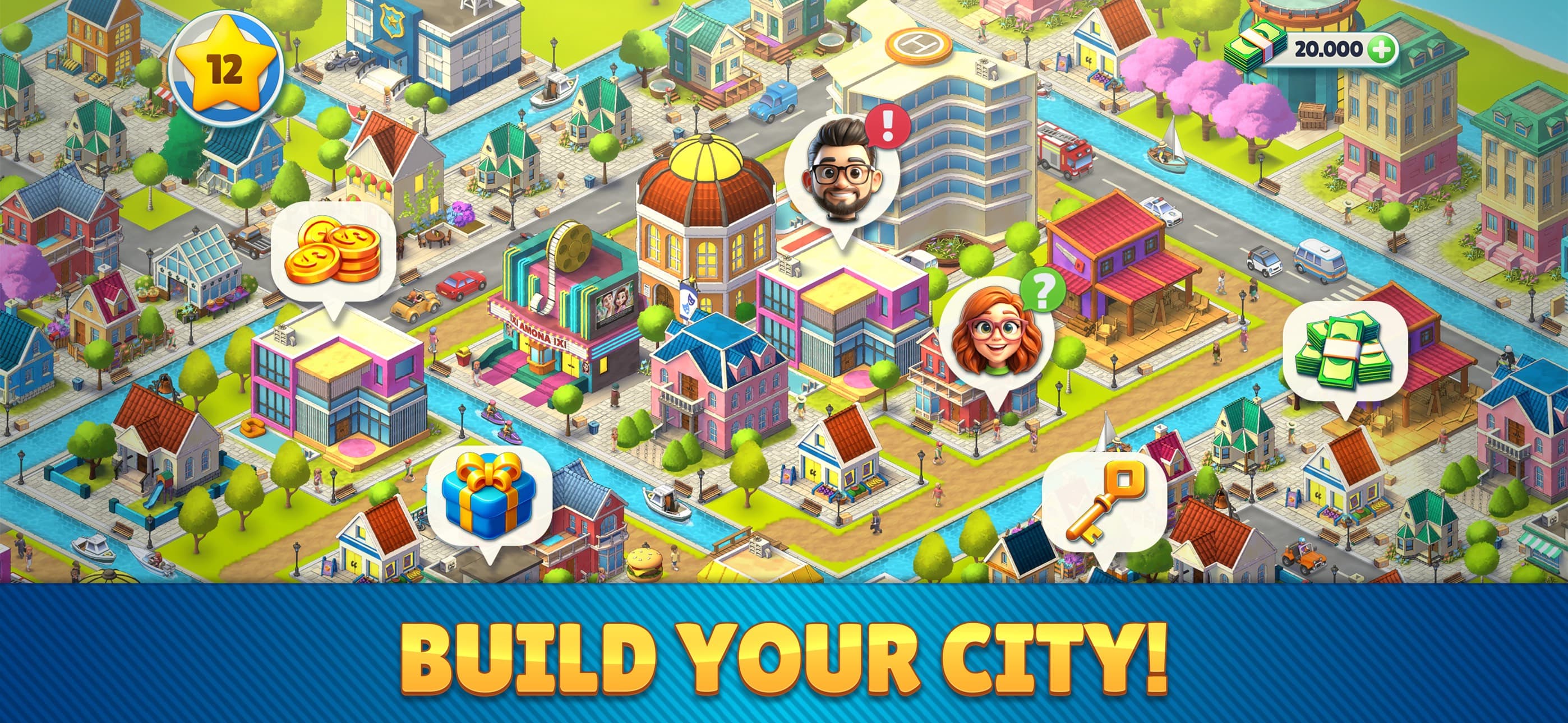 Cozy Town: City Building Game screenshot 3 - screenshot