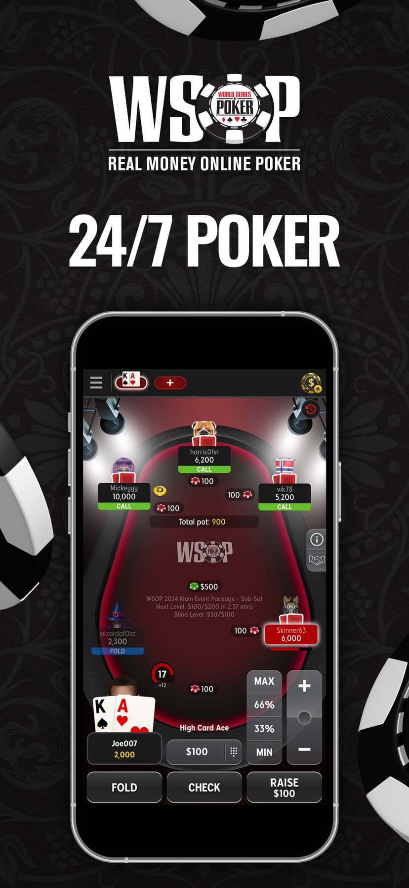 WSOP Real Money Poker - PA screenshot 5 - screenshot