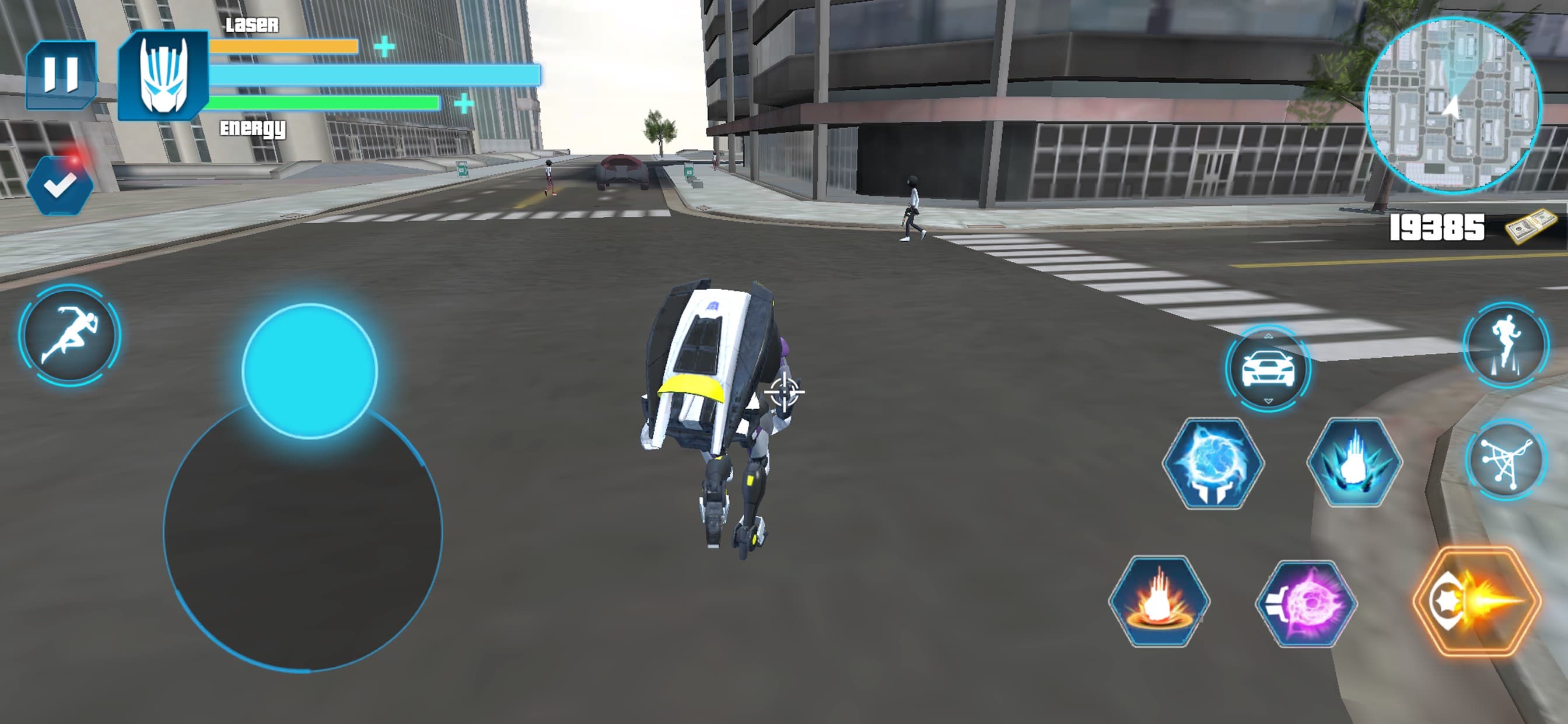 Robot Transform Car Simulator screenshot 4 - screenshot