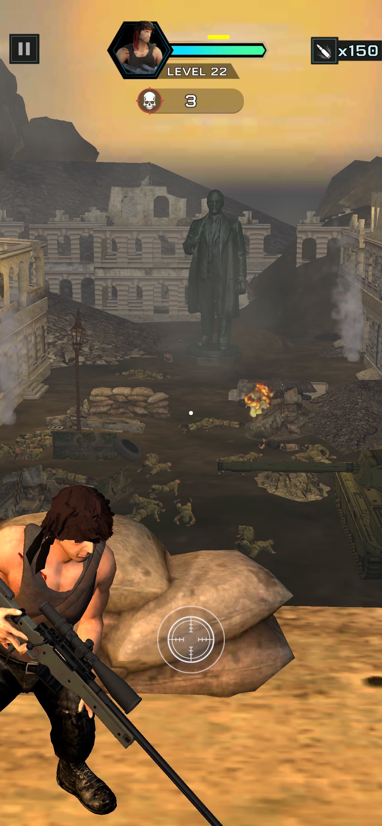 Camouflage Attack: Sniper Game screenshot 4 - screenshot