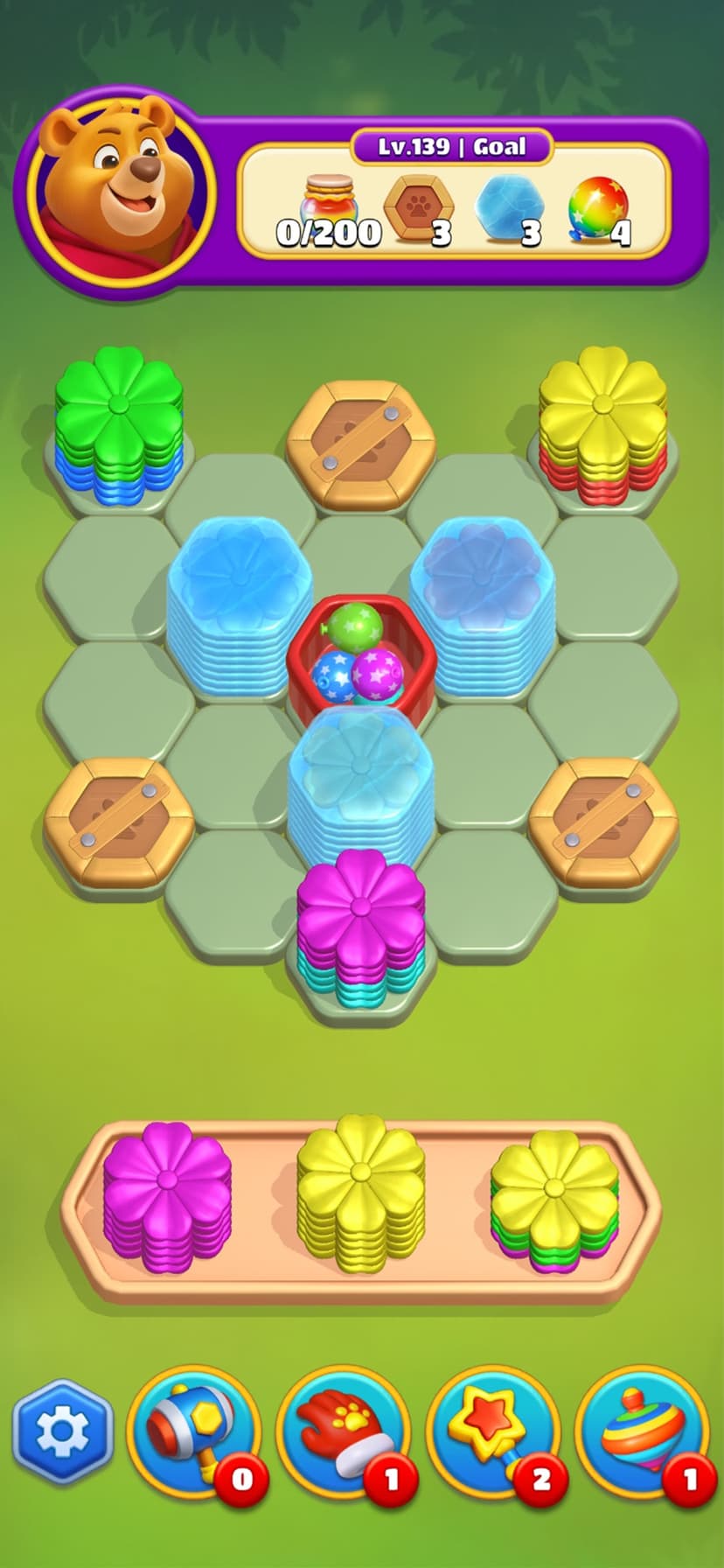Hexa Sort 3D: Honey Factory screenshot 3 - screenshot