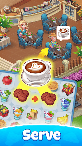 Diner Story: Merge Cook Decor screenshot 4 - screenshot