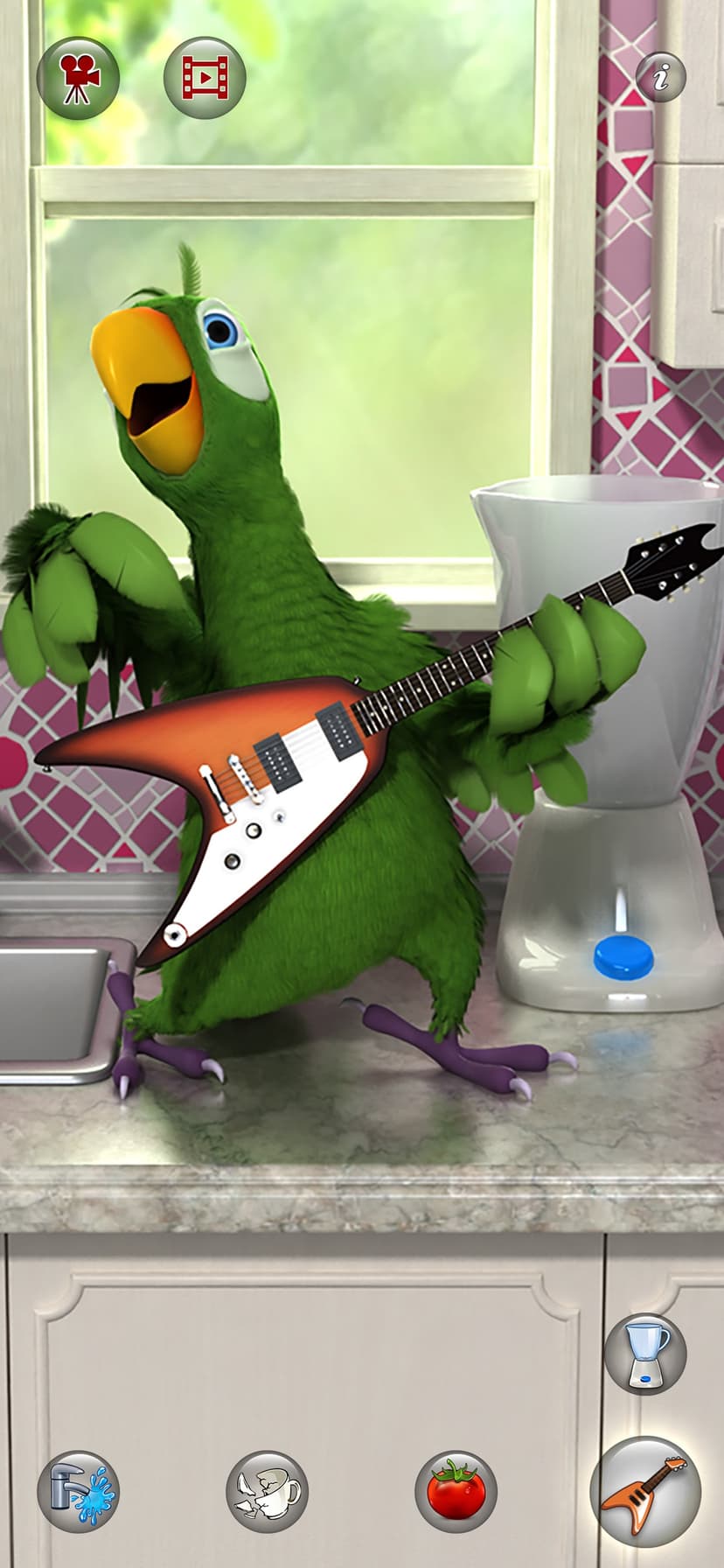 Talking Pierre the Parrot screenshot 1 - screenshot