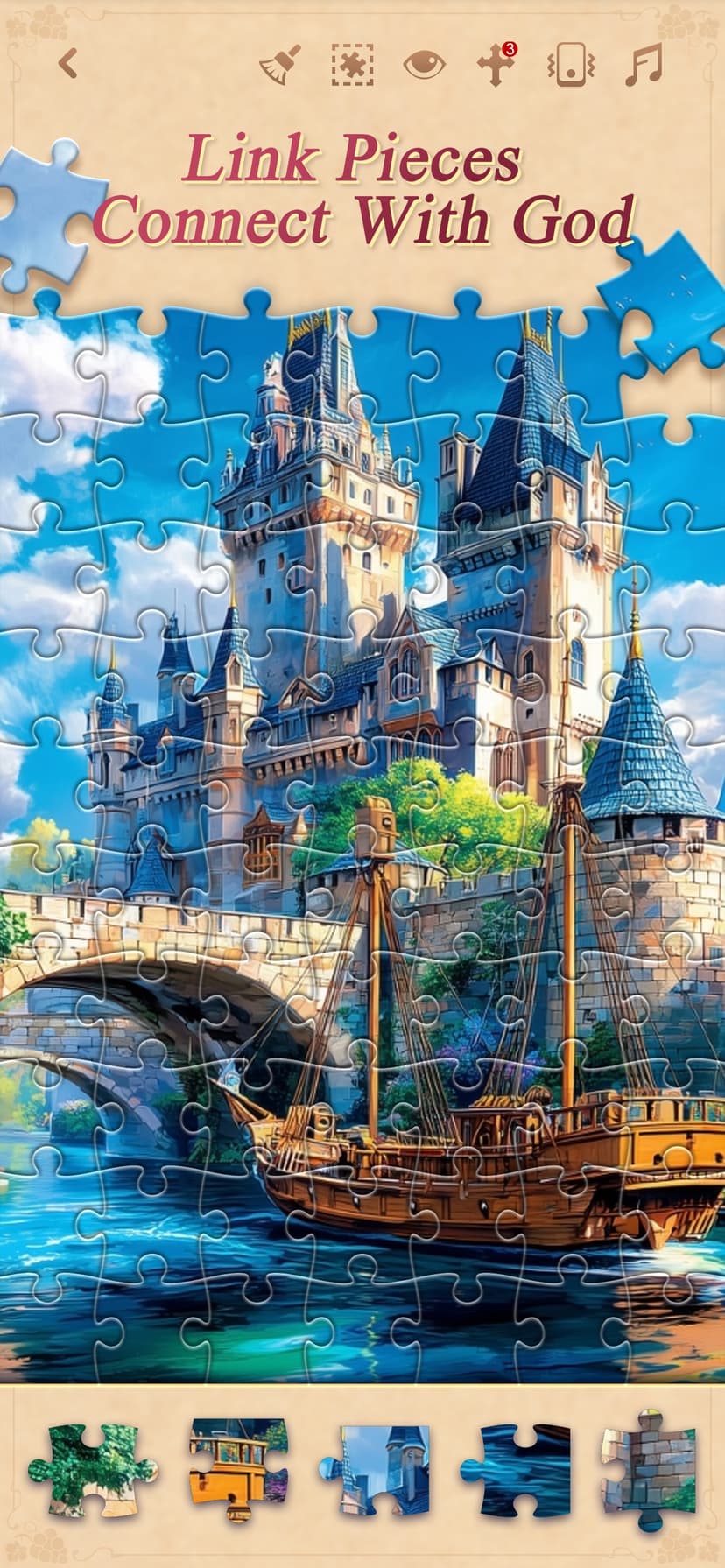 Bible Jigsaw Puzzles-Prayer screenshot 2 - screenshot