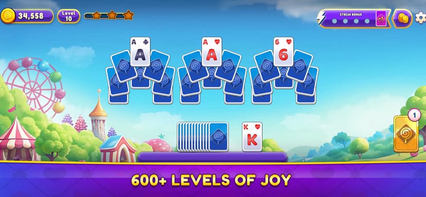 Solitaire Candy World screenshot 1 - screenshot