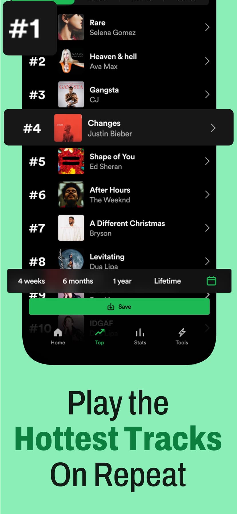 Must.fm for Spotify Stats screenshot 2 - screenshot