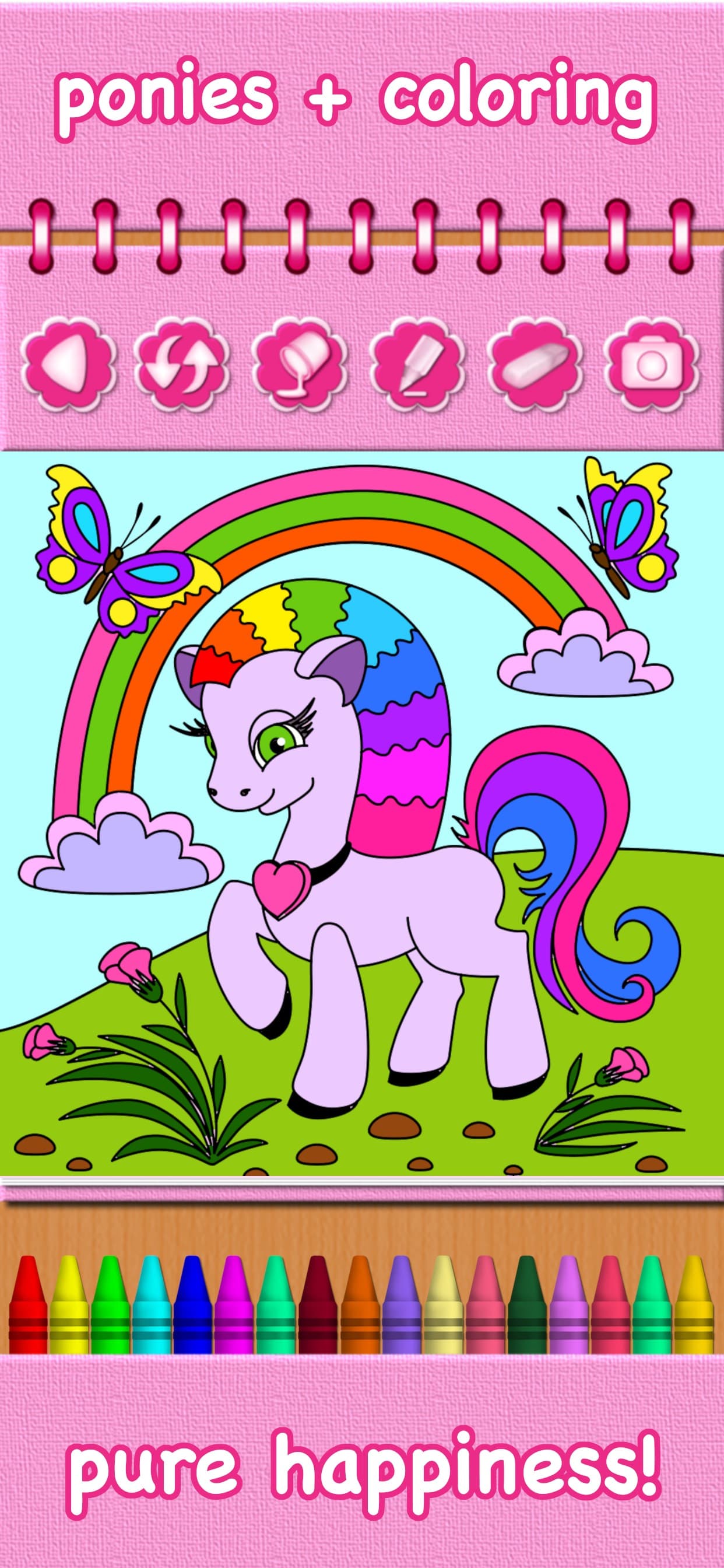 Pony Princess Coloring Book screenshot 4 - screenshot