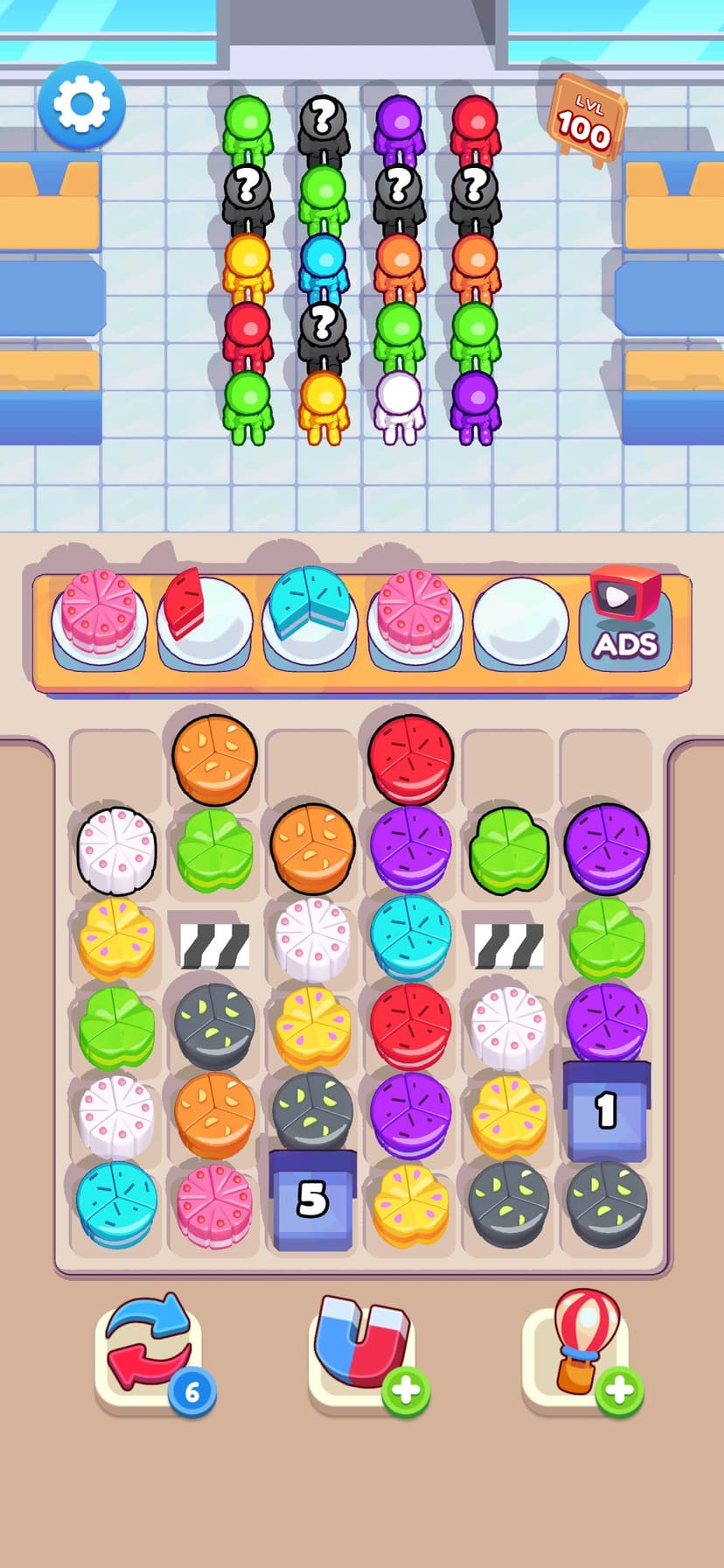 Cake Out Master Puzzle screenshot 1 - screenshot