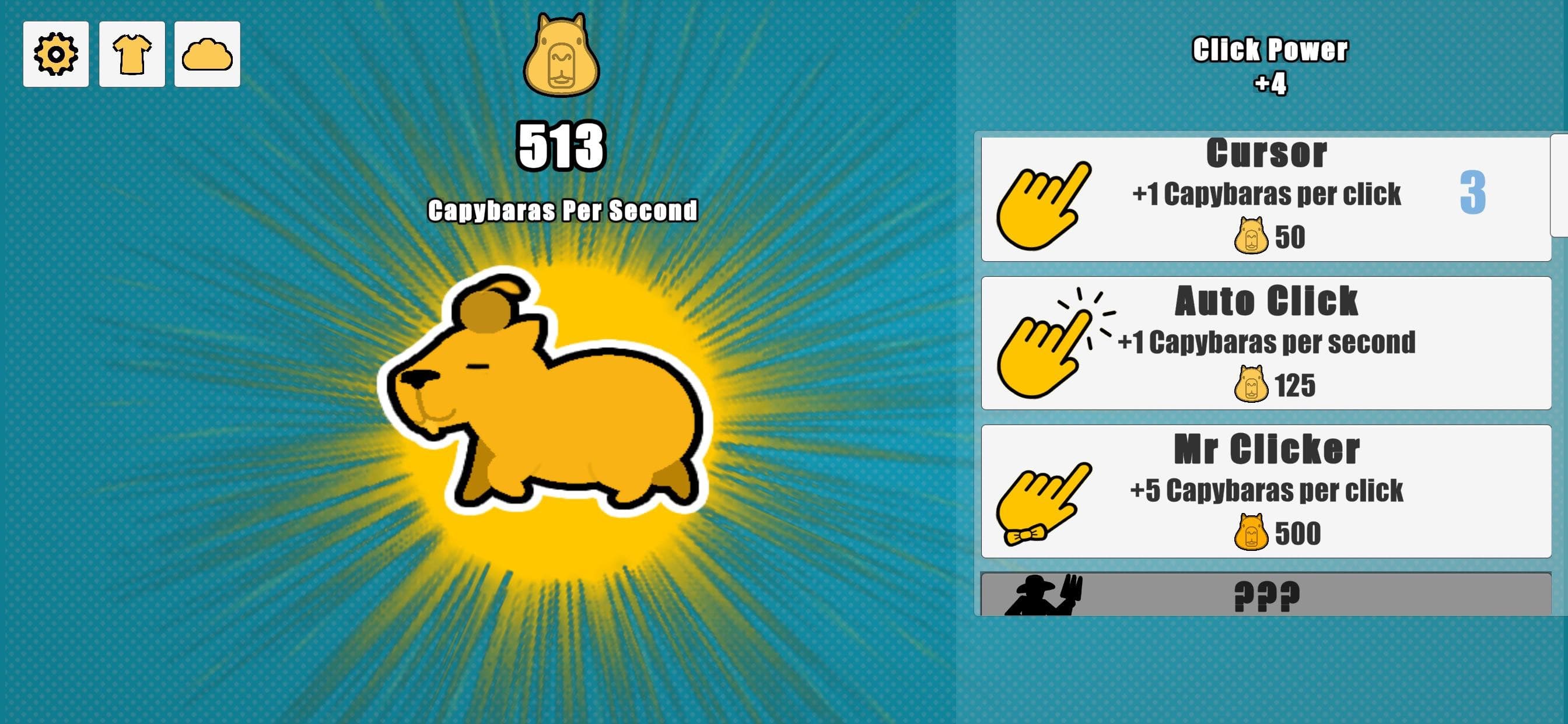 Capybara Clicker screenshot 1 - screenshot