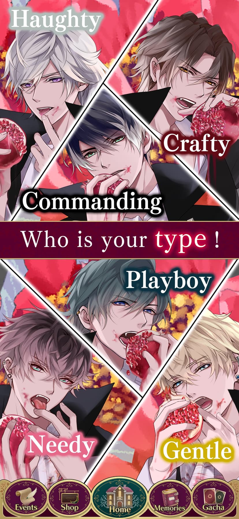 Ikemen Vampire Otome Gam‪e screenshot 3 - screenshot
