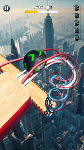 Rolling Ball Sky Escape screenshot 4 - screenshot