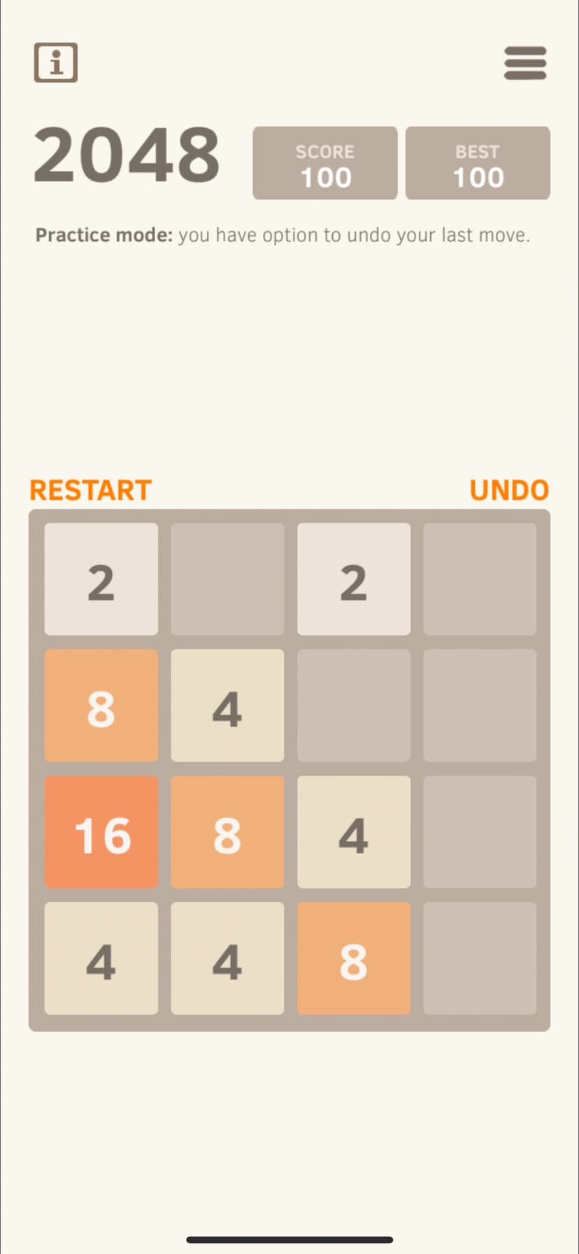 2048 Number Puzzle game screenshot 1 - screenshot