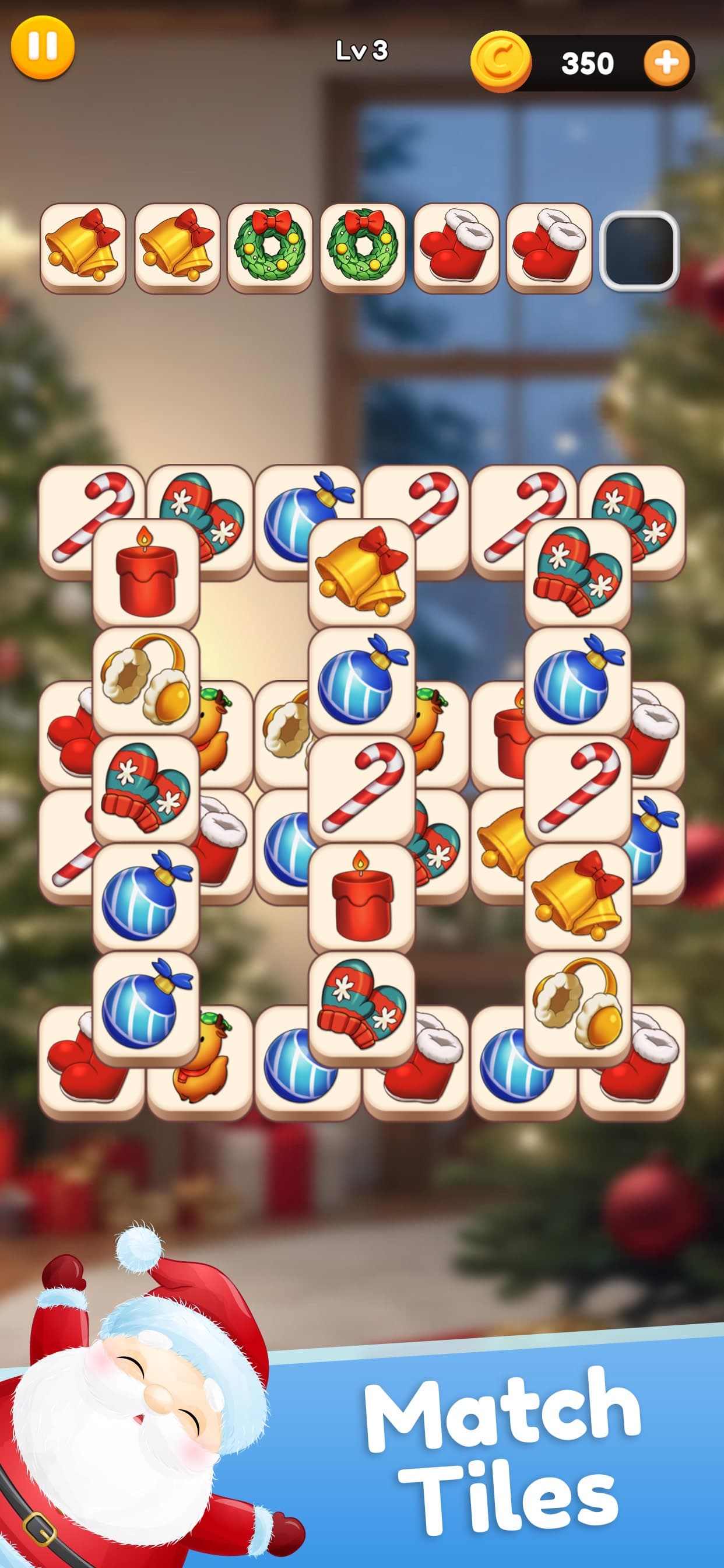 Christmas Mahjong Match Game screenshot 1 - screenshot