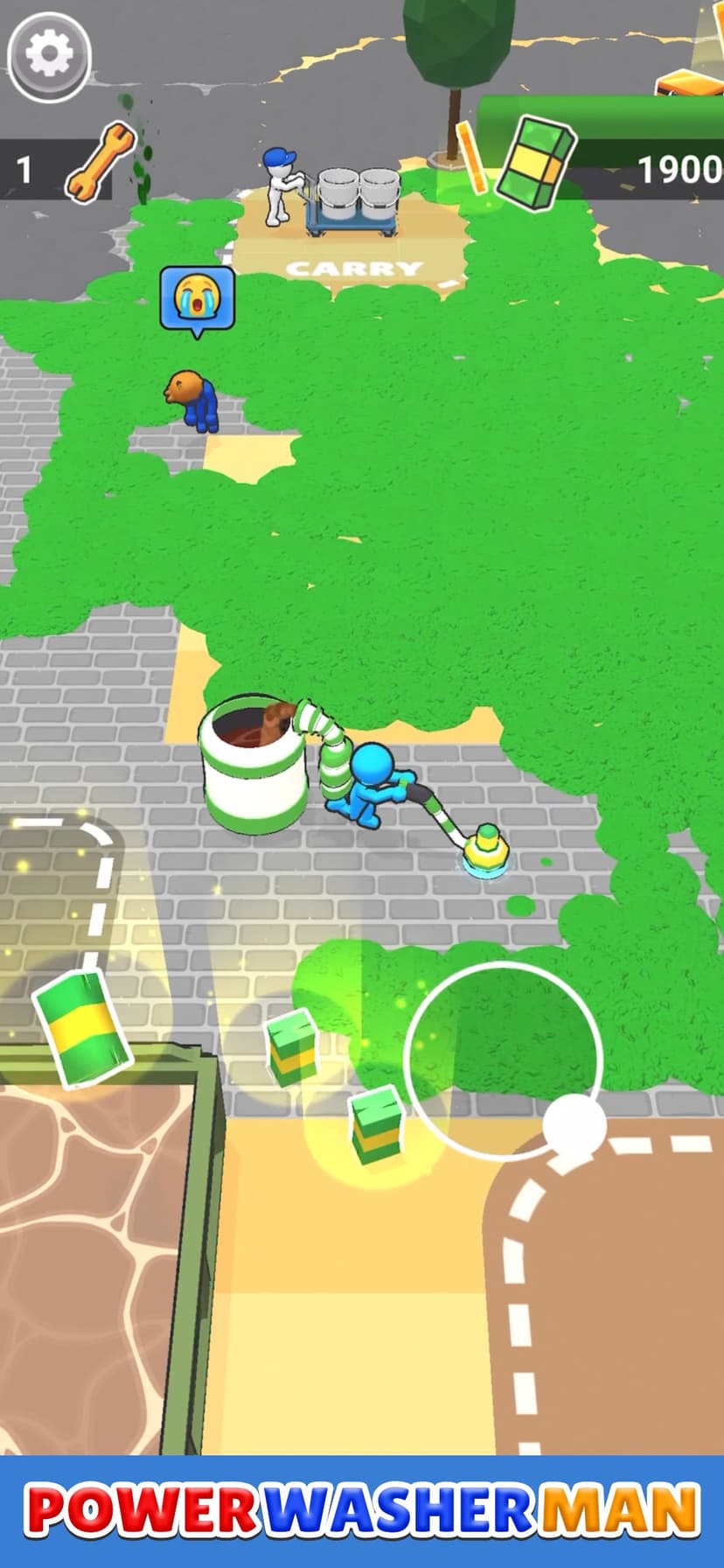 PowerWasherMan - cleaning dirt screenshot 1 - screenshot