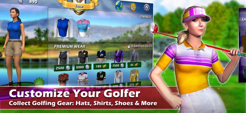Golden Tee Golf: Online Games screenshot 5 - screenshot