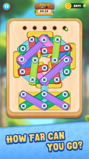 Wood Nuts And Bolts Puzzle screenshot 4 - screenshot