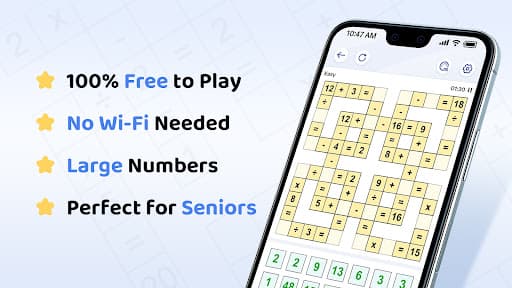 Crossmath® - Math Puzzle Games screenshot 1 - screenshot