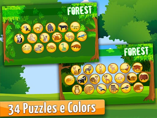 Forest - Kids Coloring Puzzles screenshot 11 - screenshot