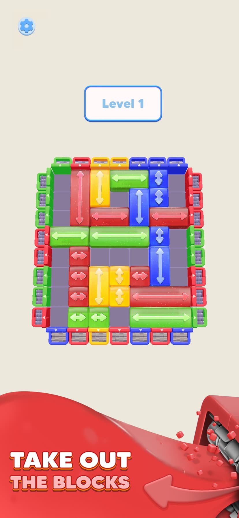 Color Blocks 3D: Slide Puzzle screenshot 2 - screenshot