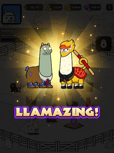 Mutant Llama: IDLE Breed Games screenshot 16 - screenshot