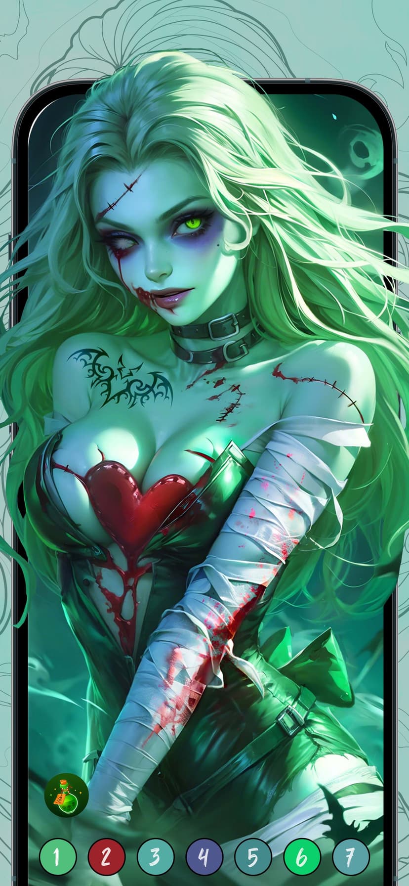 Dark Color: Paint by Number screenshot 4 - screenshot