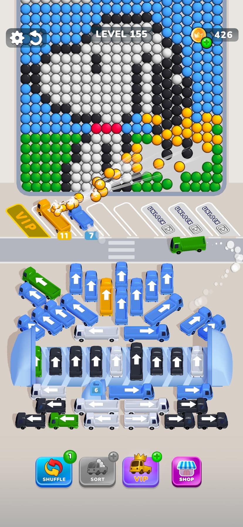 Bubble Bus: Parking Jam Puzzle screenshot 3 - screenshot