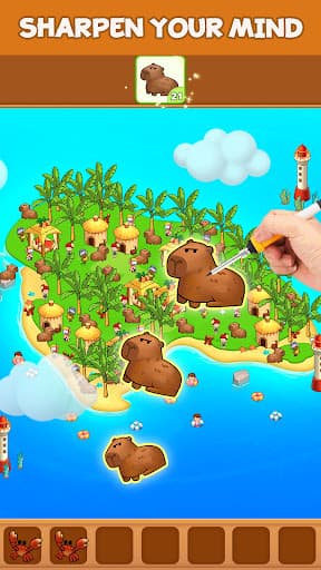 Capybara Match! screenshot 1 - screenshot