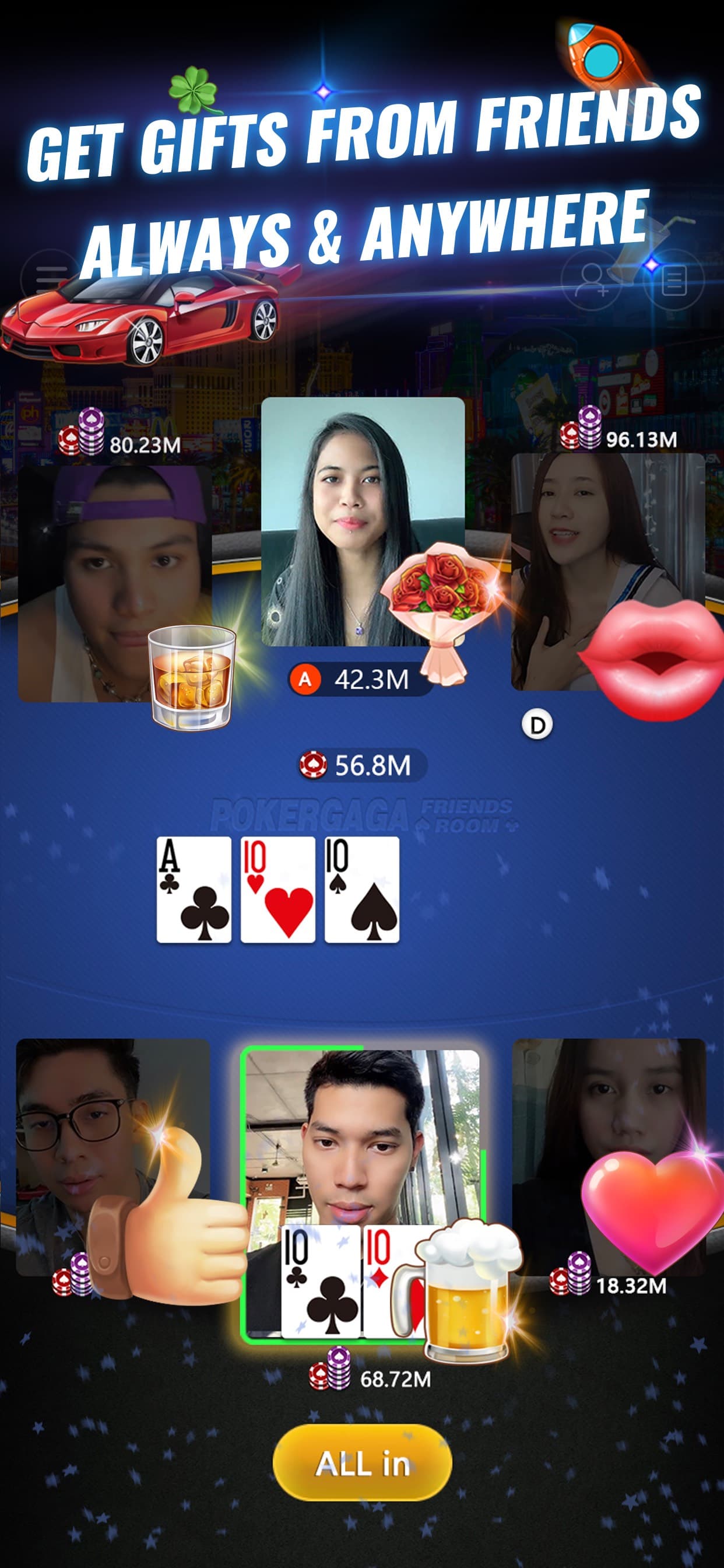 PokerGaga: Texas Holdem Poker screenshot 2 - screenshot