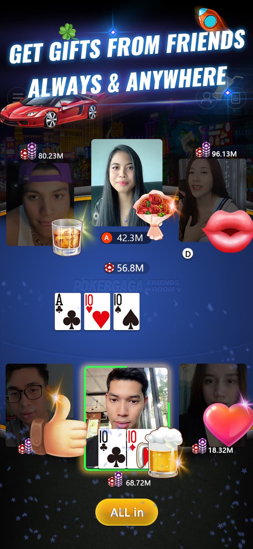 PokerGaga: Texas Holdem Poker screenshot 2 - screenshot
