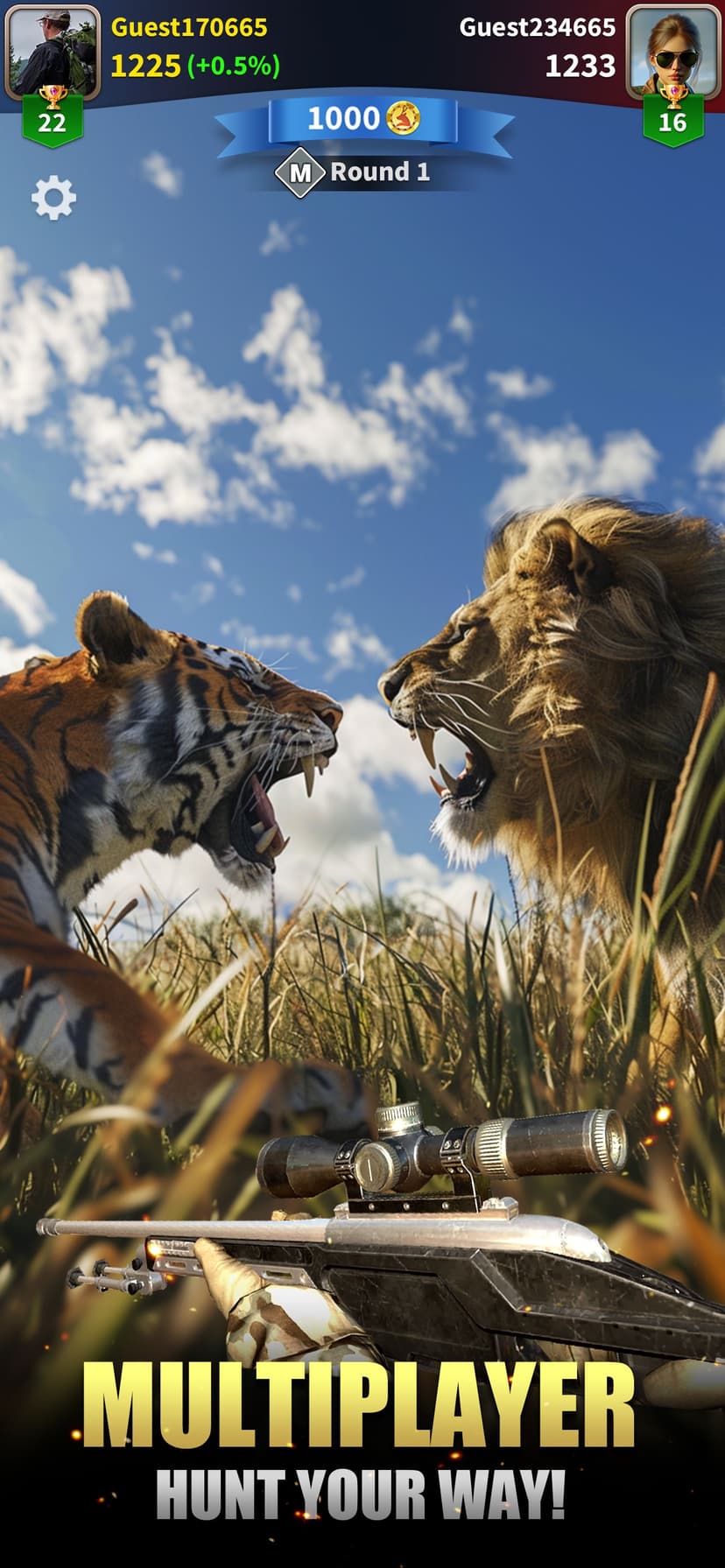 Hunting Game - Sniper Battle screenshot 1 - screenshot