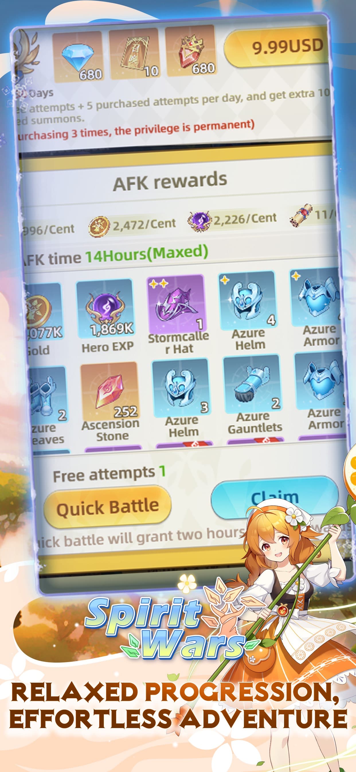 Spirit Wars: AFK screenshot 3 - screenshot