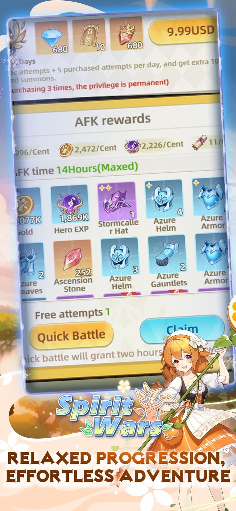 Spirit Wars: AFK screenshot 3 - screenshot