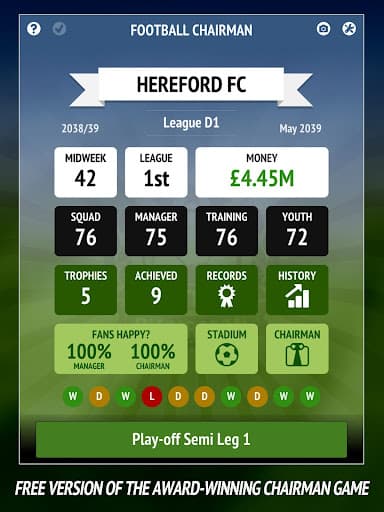 Football Chairman (Soccer) screenshot 11 - screenshot