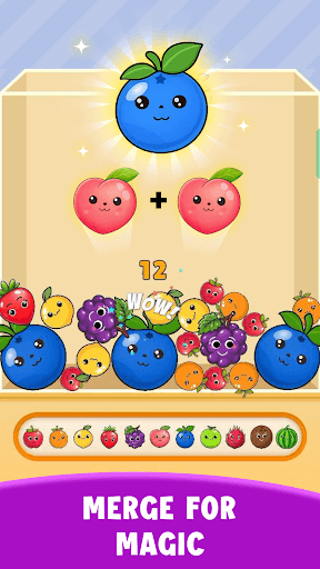 Fruit Drop & Merge Game screenshot 2 - screenshot