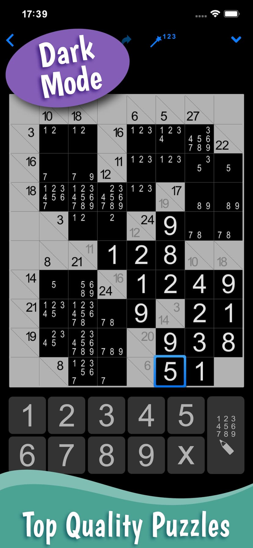 Kakuro: Number Crossword screenshot 4 - screenshot