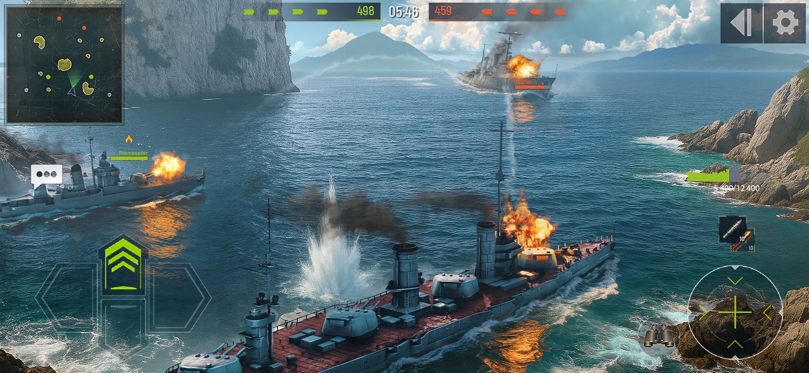 Navy War: Warship Simulator 3D screenshot 2 - screenshot