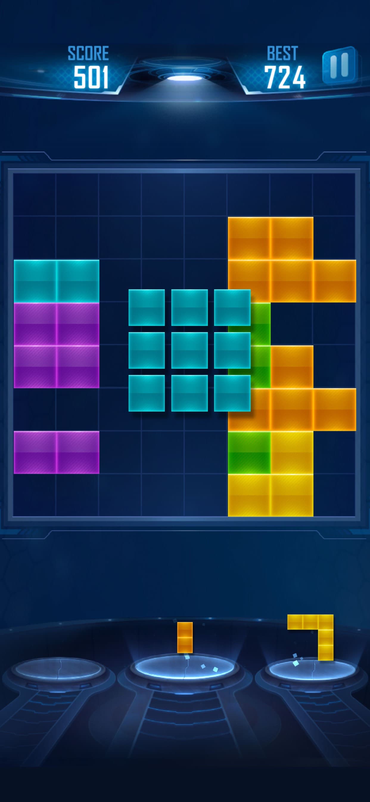 Puzzle Game Blast screenshot 1 - screenshot