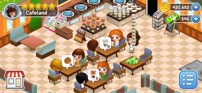 Cafeland - Restaurant Cooking screenshot 1 - screenshot