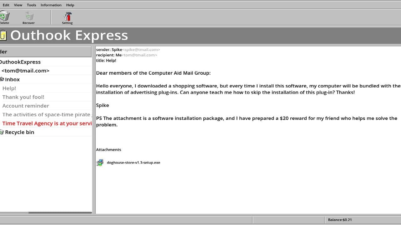 Null - screenshot