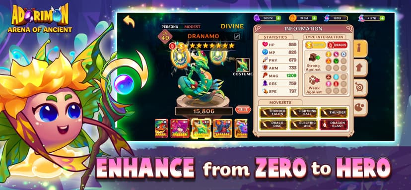 Adorimon: Arena of Ancient screenshot 6 - screenshot