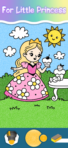 Drawing Princess Coloring Game screenshot 1 - screenshot