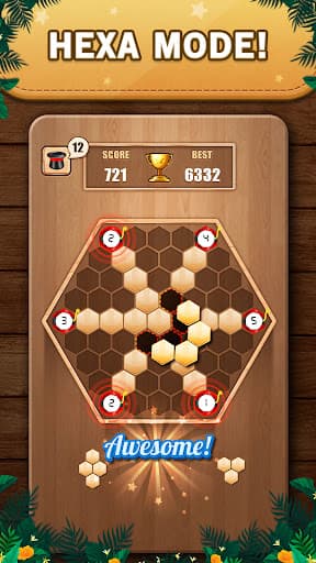 Wooden 100 Block Puzzle Game screenshot 7 - screenshot