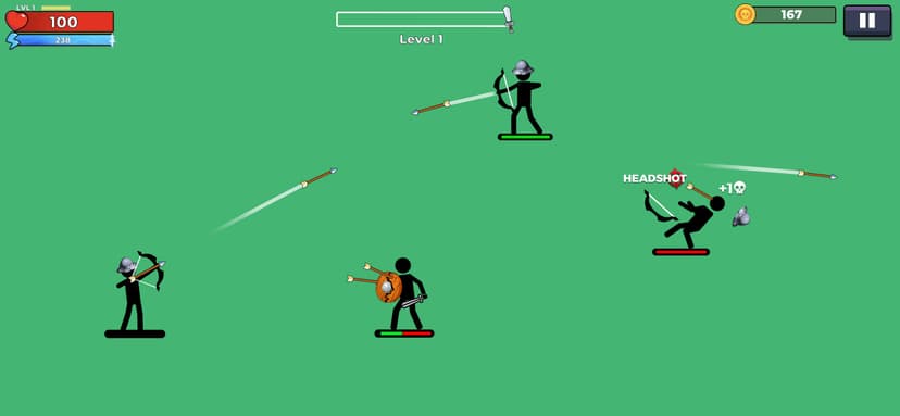 The Archers 2: stick man game screenshot 1 - screenshot
