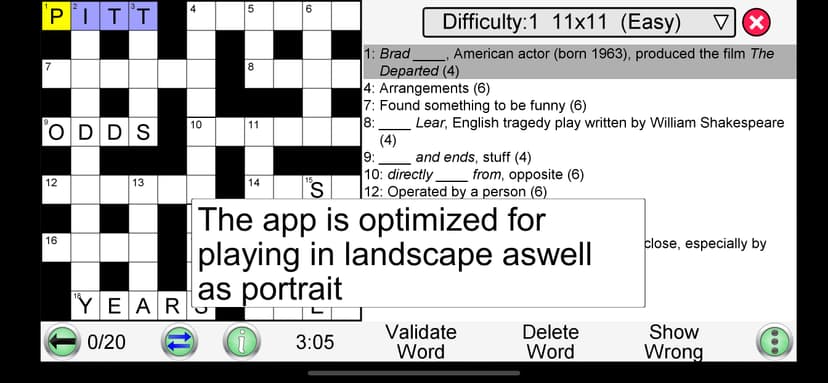Crossword Unlimited screenshot 7 - screenshot