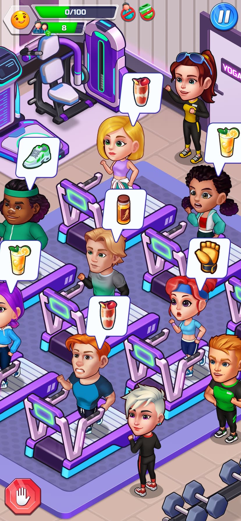 Happy Fitness: Gym Game screenshot 7 - screenshot
