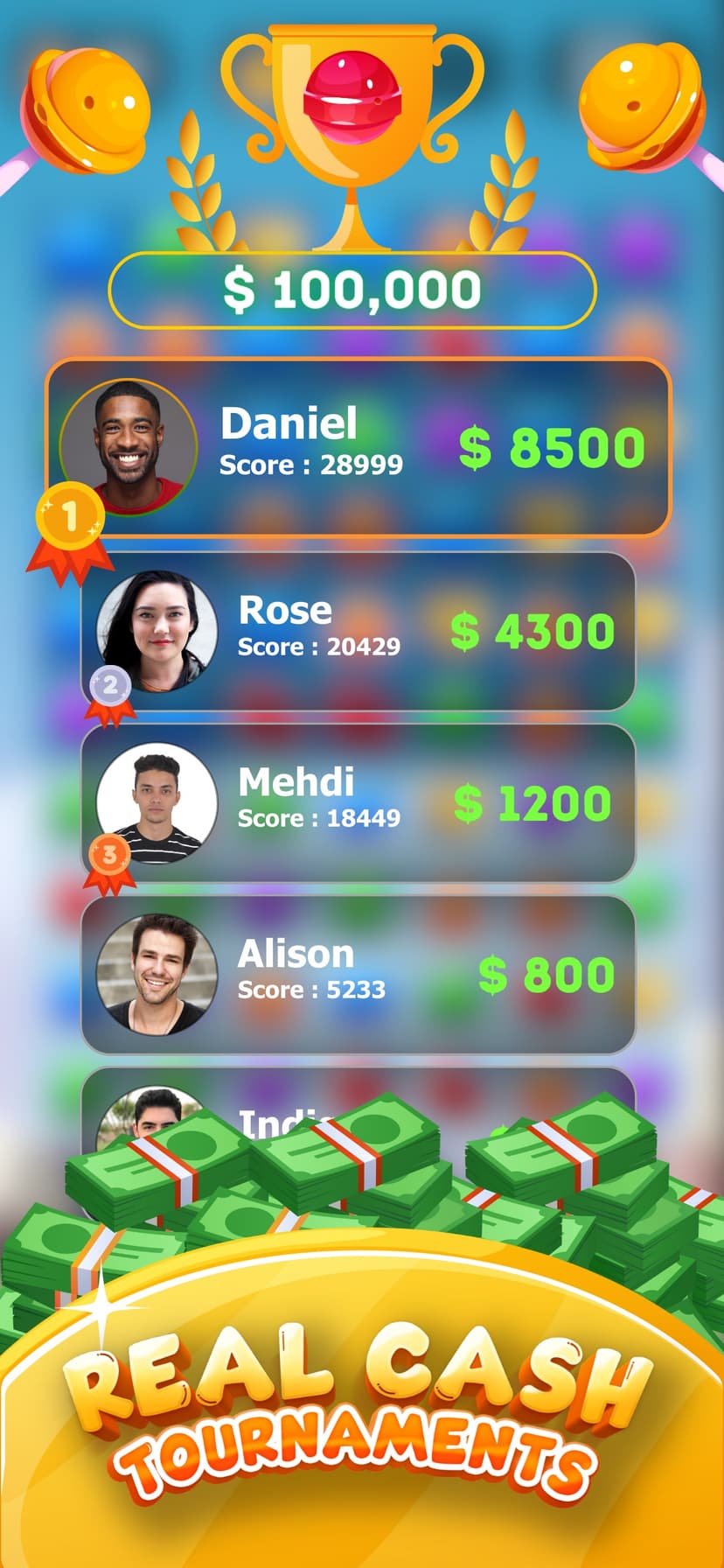 Sugar Cash Match3 Money Prizes screenshot 5 - screenshot